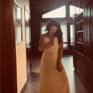 Elegant Yellow Dress